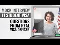 2024 f1 visa interview  real questions from visa officer