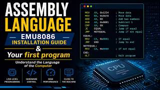 Assembly Language Full Course 2026 | Module 4 | EMU8086 Installation & Your First Program