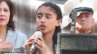 13 Year old Angel Ng singing at the Eugene A Obregon Memorial Foundation