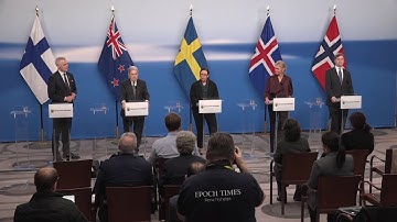 Joint press conference with Nordic leaders and New Zealand’s Minister of Foreign Affairs