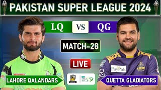 Фото PSL LIVE : LAHORE QALANDARS Vs QUETTA GLADIATORS MATCH 28 LIVE COMMENTARY | LQ Vs QG LIVE | LQ BAT