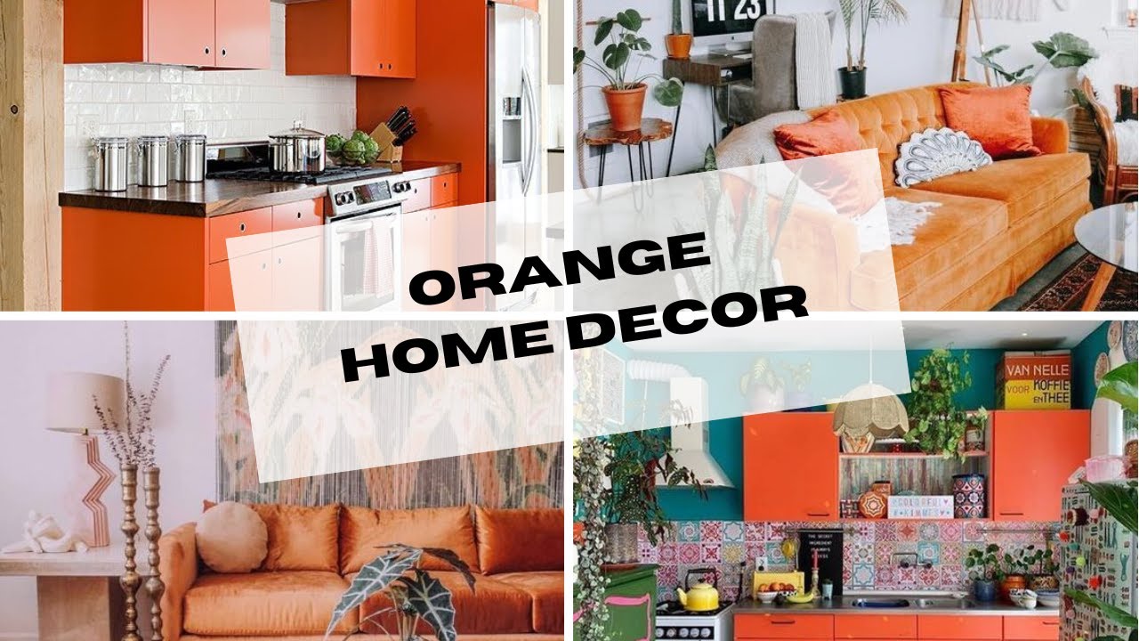 Are You BRAVE Enough for Orange?  Orange Home Decor & Home Design | And Then There Was Style