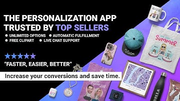 Customily Product Personalizer | Sell personalized products faster, easier and better on Shopify!