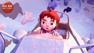 She Builds a Flying Machine to Reach Her Father | Pinky Promise - Animated Short Film - Marion Valls screenshot 4