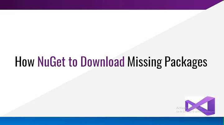 How NuGet to Download Missing Packages