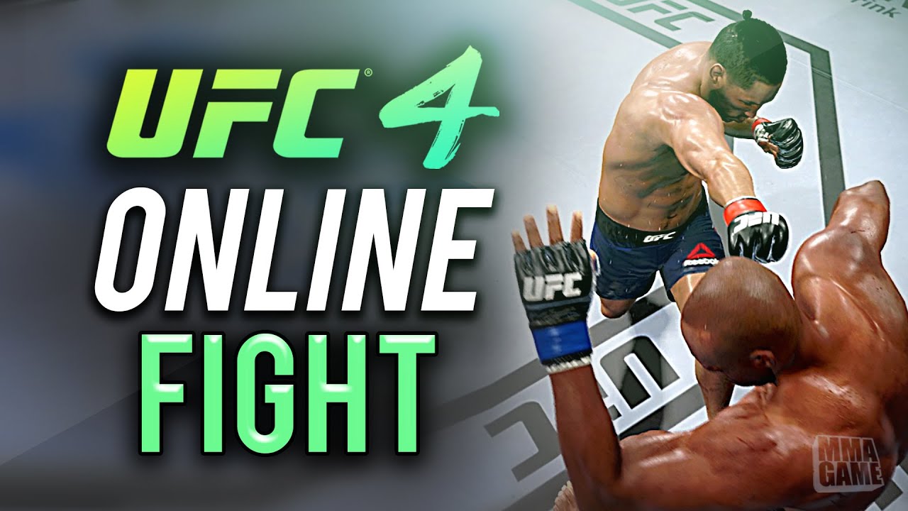 My First ONLINE FIGHT on EA Sports UFC 4 !