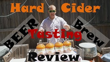 Making Hard Cider 4 Ways (Part 2) - The Blind Tasting