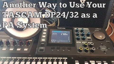 Another Way To Use The DP24/32 as a PA System