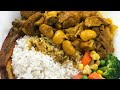 CURRY CHICKEN: JAMAICAN STYLE WITH BEANS || CARIBBEAN DINNER