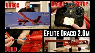 Eflite - Draco - 2.0m - Unbox, Build, & Radio Setup