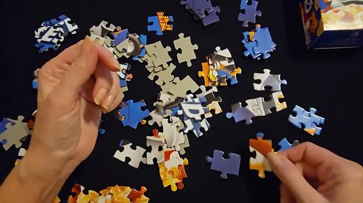 ASMR | Assembling a Cereal-Themed Puzzle (Whisper)