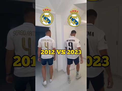 COMPARANDO PLANTILLAS (Real Madrid 2012 vs Real Madrid 2023) #footballfunny #realmadrid #madridista