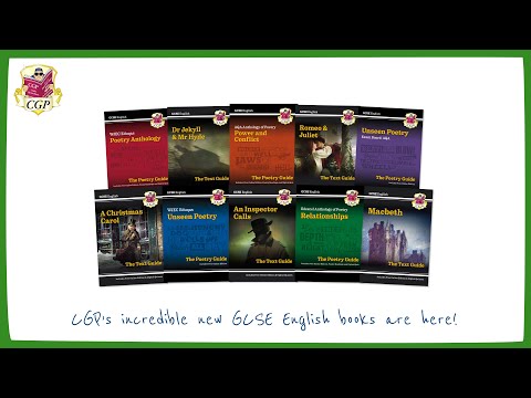 Brand new GCSE English books— from CGP!
