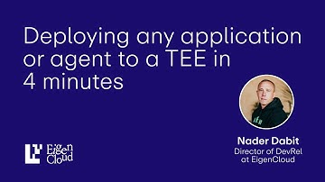 Build Secure, Verifiable AI Agents with TEEs + Onchain Control | EigenCloud x EigenCompute Demo