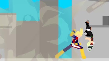 MIDORYA & BAKOGU VS ALL MIGHT STICK NODES PRO