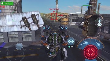War Robots Test Server 6.0.0. (1149) Titan Nodens, Factory Map, Quarker, Nucleon, Cataclysm, Part 1
