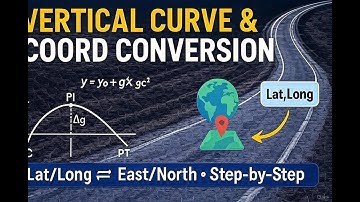 How to Calculate Vertical Curve   Convert Lat, Long to East, North   East, North to Lat, Long