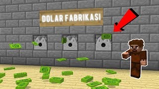 FAKİR DOLAR ÜRETİYOR! 😱 - Minecraft