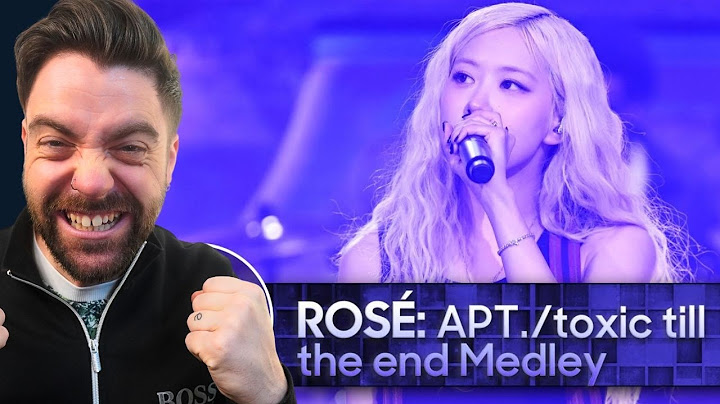 "UK Drummer REACTS to ROSÉ: APT./toxic till the end Medley REACTION