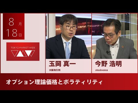 【北浜博士】 8月18日 オプション理論価格とボラティリティ