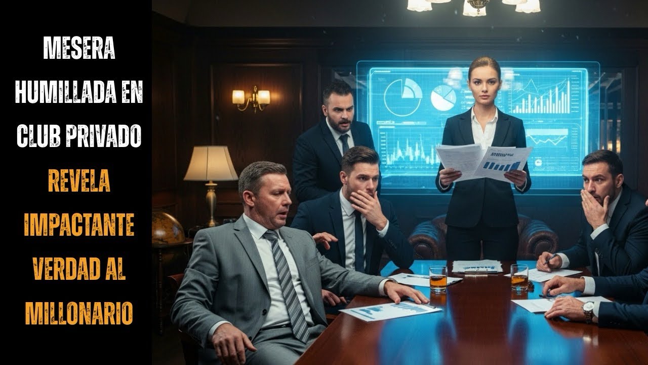 Mesera Humillada en Club Privado Revela Impactante Verdad al Millonario