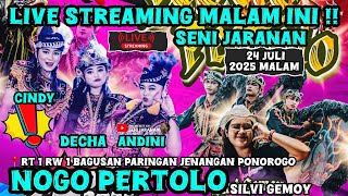 🔴 LIVE MALAM INI JARANAN NOGO PERTOLO DI PARINGAN JENANGAN PONOROGO