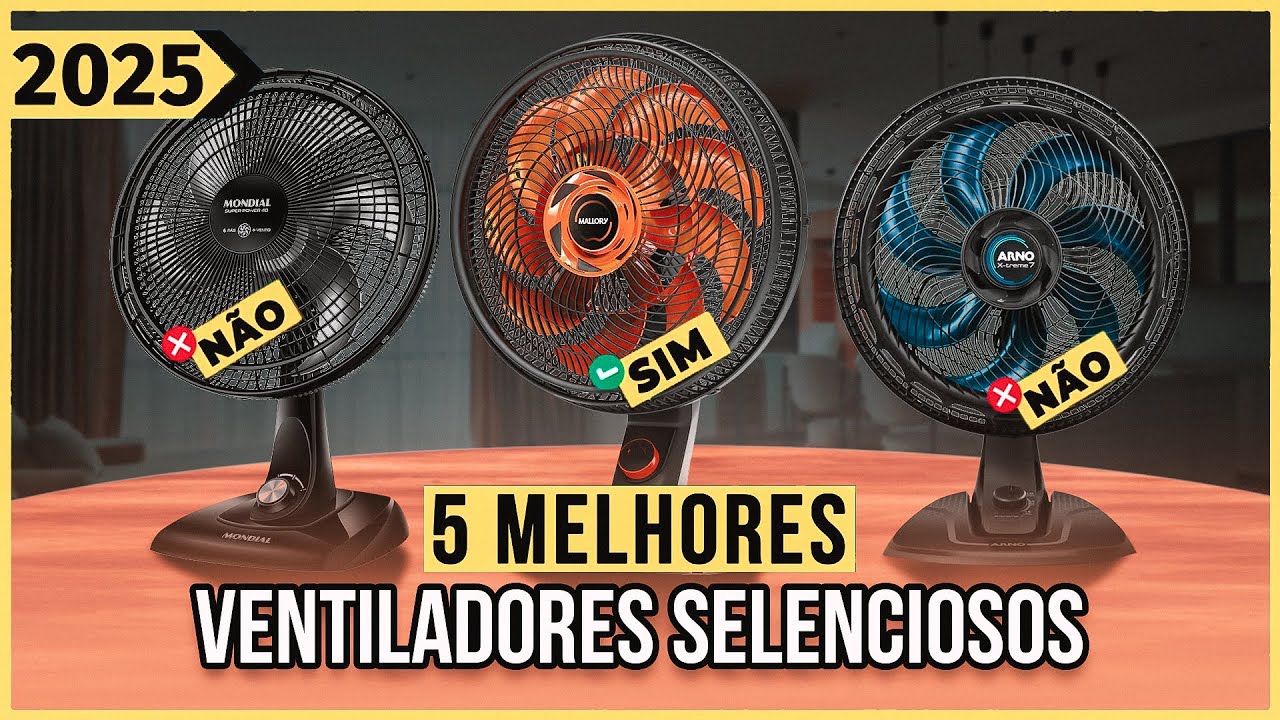 Os Top 5 Melhores Ventiladores Silenciosos de 2025! [#1 é o ventilador ...