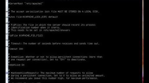 Configuración htaccess APACHE