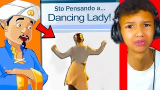 MIO FRATELLO ha TROVATO la "DANCING SERBIAN LADY" su AKINATOR😱