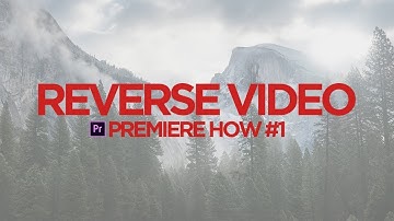 How To REVERSE VIDEO In Adobe Premiere Pro - Premiere How Ep1