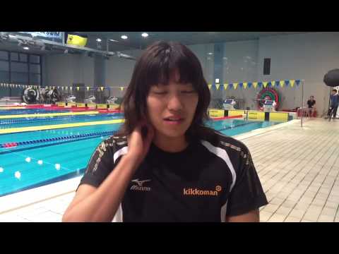 世界水泳バルセロナ代表選手：上田春佳(キッコーマン)