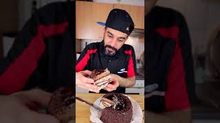 تحلية بعد الفطور مع امير بروز - موكبانغ كيك Cake Mukbang #Shorts