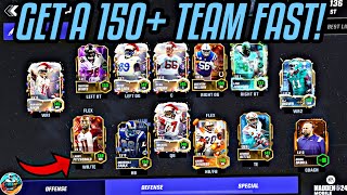 HOW TO GET A 150+ TEAM FAST! GOOD METHODS! Madden Mobile 24 screenshot 3