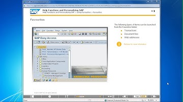 Help Function and Personalizing SAP