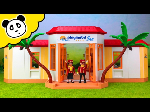 ⭕ PLAYMOBIL - Riesiges Strand Hotel - Spielzeug auspacken & spielen - Pandido TV