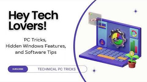 Technical PC Tricks – Official Channel Promo