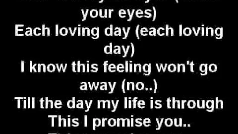 This I promise you - nsync  (lyrics)