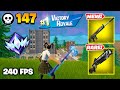 147 Elimination "RANKED RELOAD” Gameplay Wins (Fortnite Chapter 7 Keyboard &amp; Mouse)