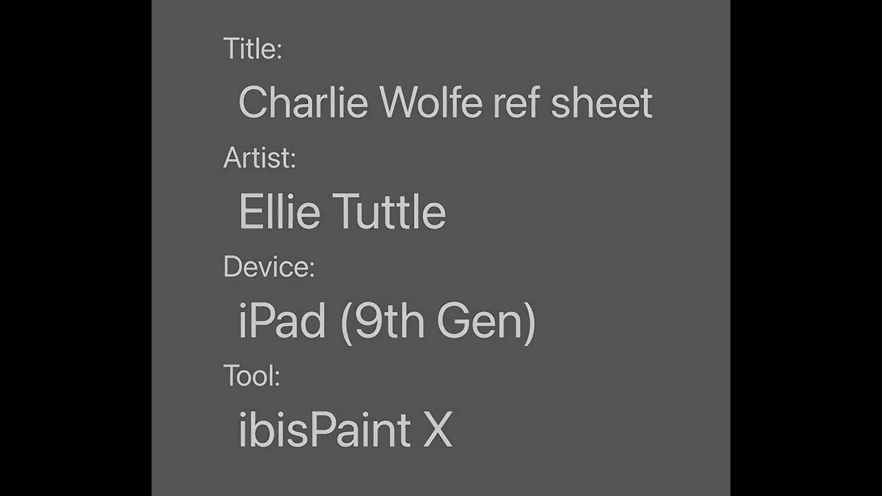 Charlie Wolfe ref sheet