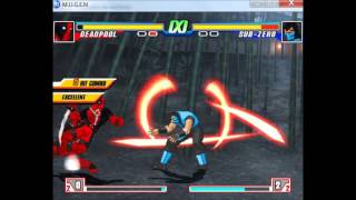 Mugen Deadpool Me Vs Sub Zero