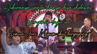 🔴 woooooow 😍 semua juri terkagum dgn perform  valdy nyonk // sekuntum mawar merah (Parodi)🥀