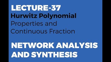 Hurwitz Polynomial | Properties