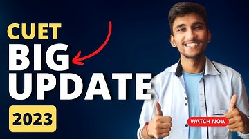 CUET Application form 2023 Re Open 😱 | CUET Biggest Update for Students| Cuet 2023