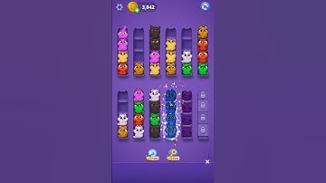 Kitty Sort: Twisted Tails Level 85 | Funny Games