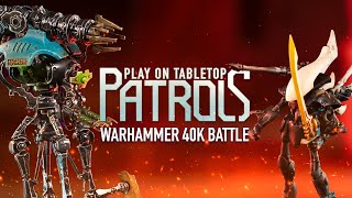 Aeldari vs Necrons  Warhammer 40k Combat Patrol Battle Report