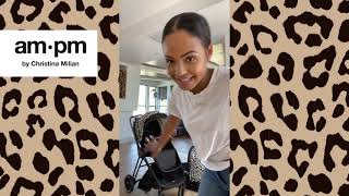 Christina Milian's Leopard Print Victoria Stroller Features