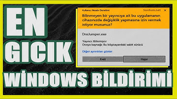 Kullanıcı Hesap Denetimini Kapatma - (2021) Windows 10
