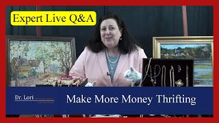 eBay, Etsy or RubyLane? | Your Reselling & Thrifting Questions Answered by Expert Dr. Lori