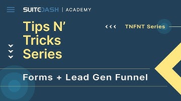 Using Forms & Portal Pages to create a Lead Gen Funnel