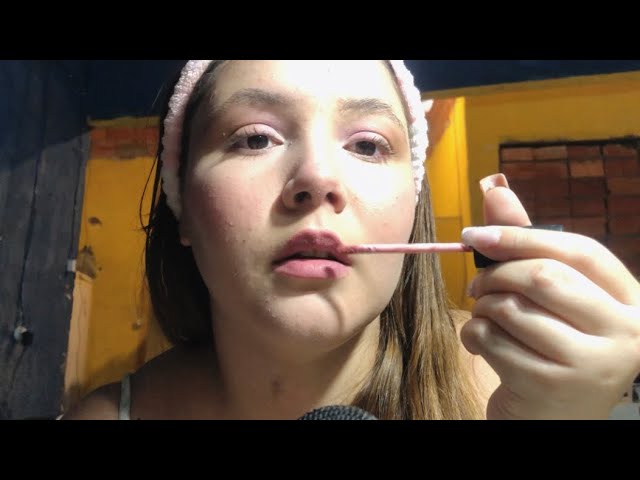 ASMR: ME MAQUIANDO PRA VOCÊ DORMIR E RELAXAR ❤️😴